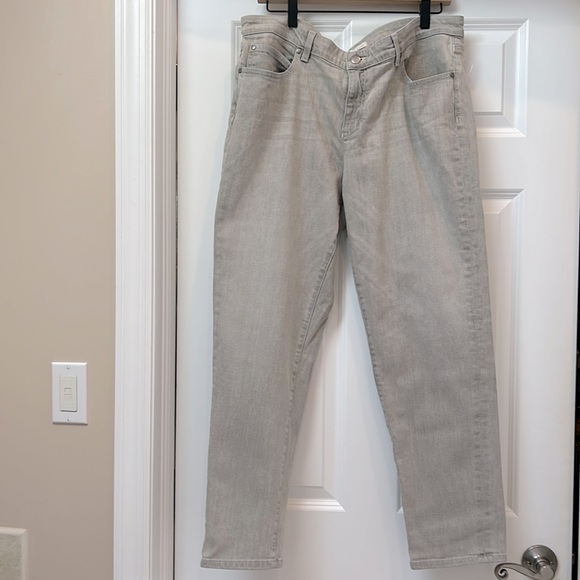 Eileen Fisher Denim - EILEEN FISHER grey denim jeans size 14